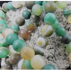 Ronde 8 - Agate rayée (10 pces)